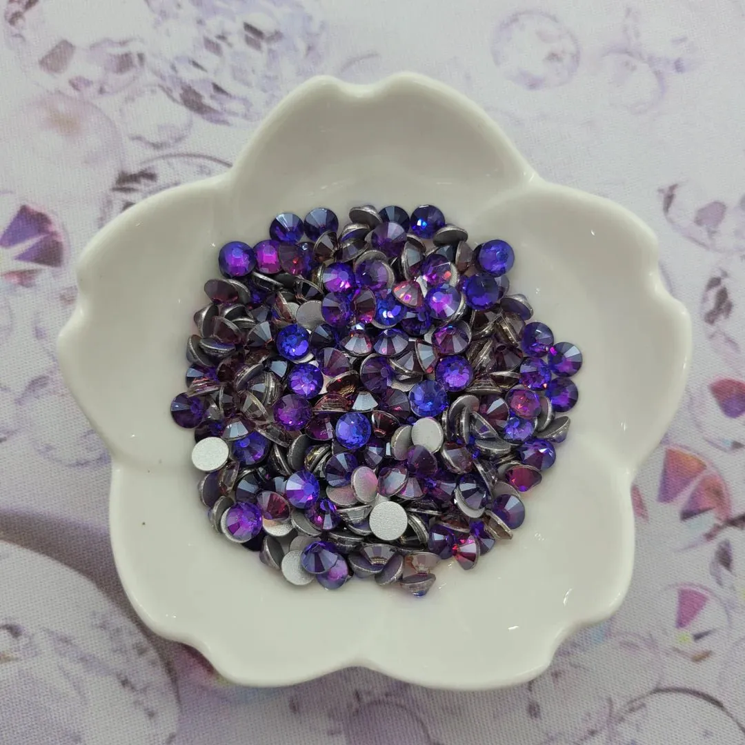 KiraKira™ Glass Rhinestones - PURPLE MAJESTIC