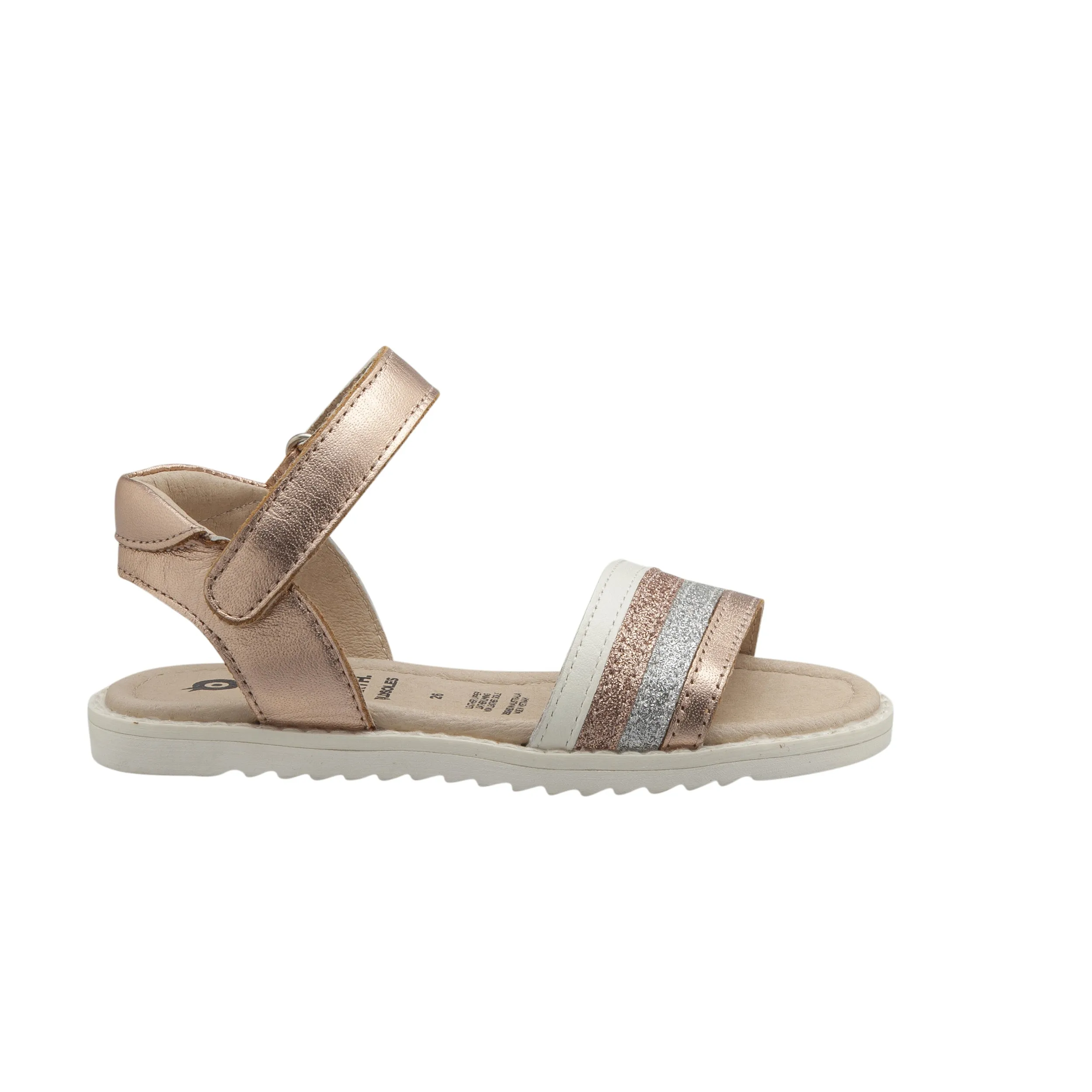 Old Soles Girl's Colour Pot Sandals, Copper/Glam Silver