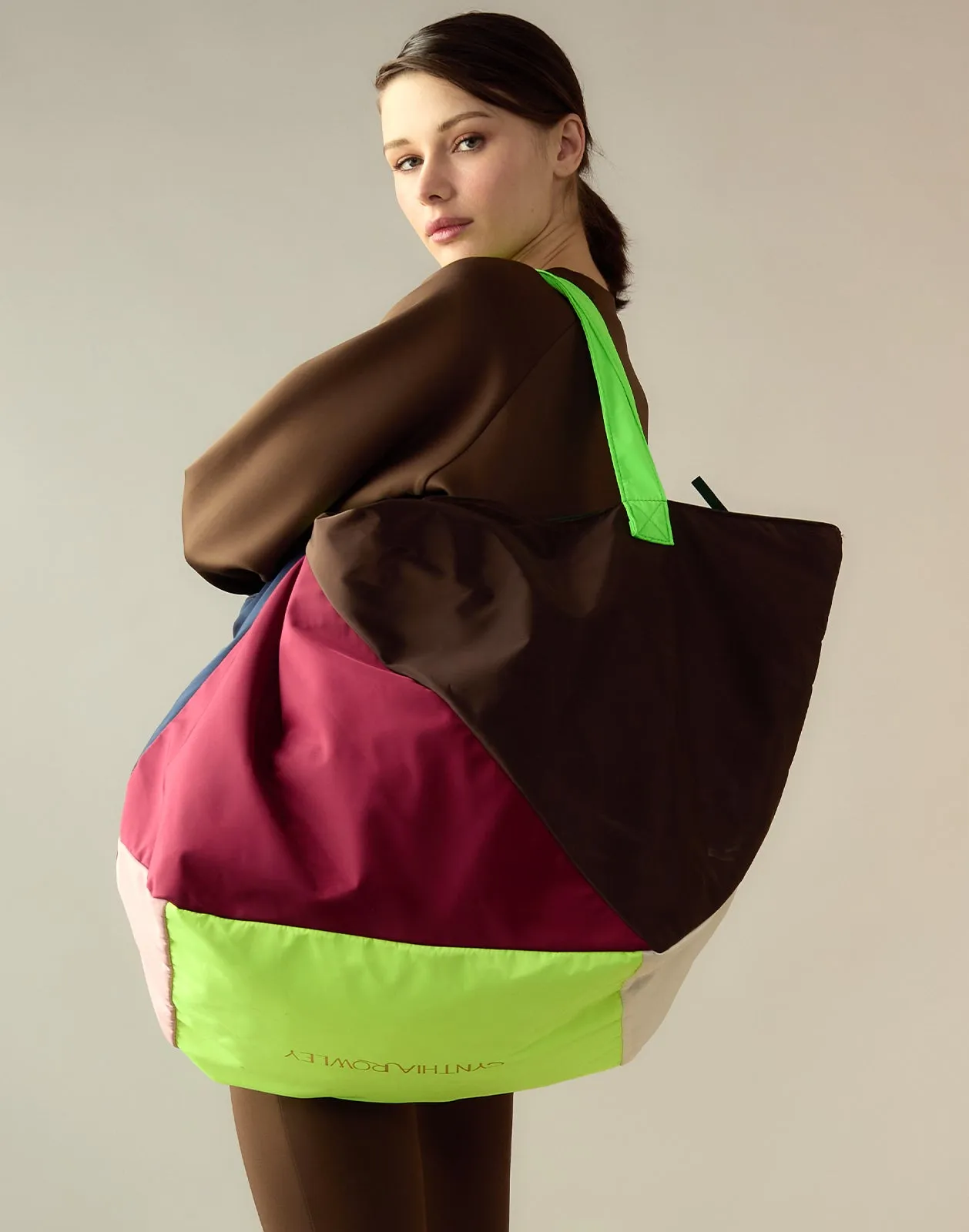 Oversized Carryall Nylon Tote