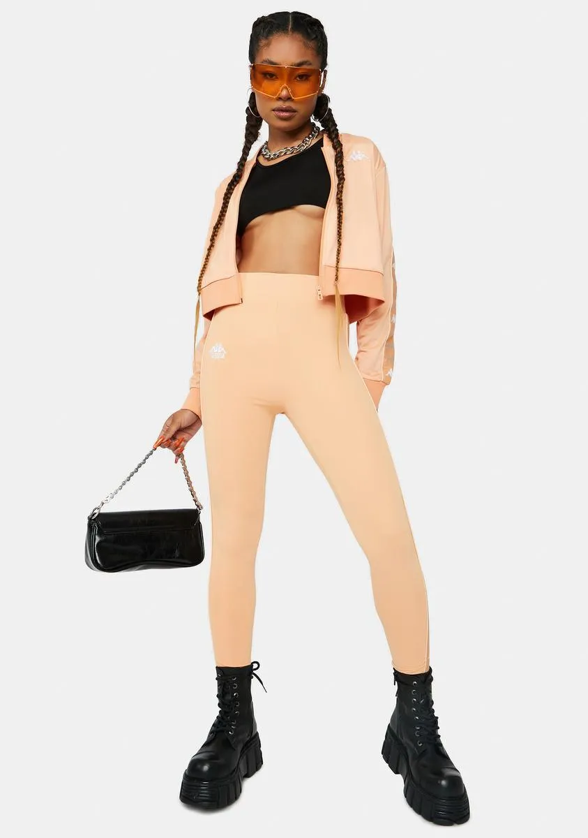 Peach Pink 222 Banda Bartes Sport Leggings