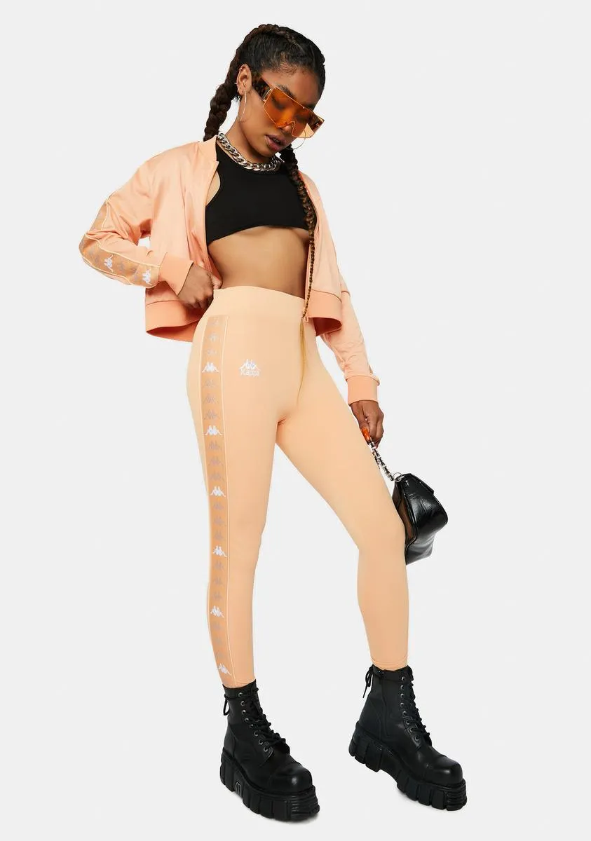 Peach Pink 222 Banda Bartes Sport Leggings