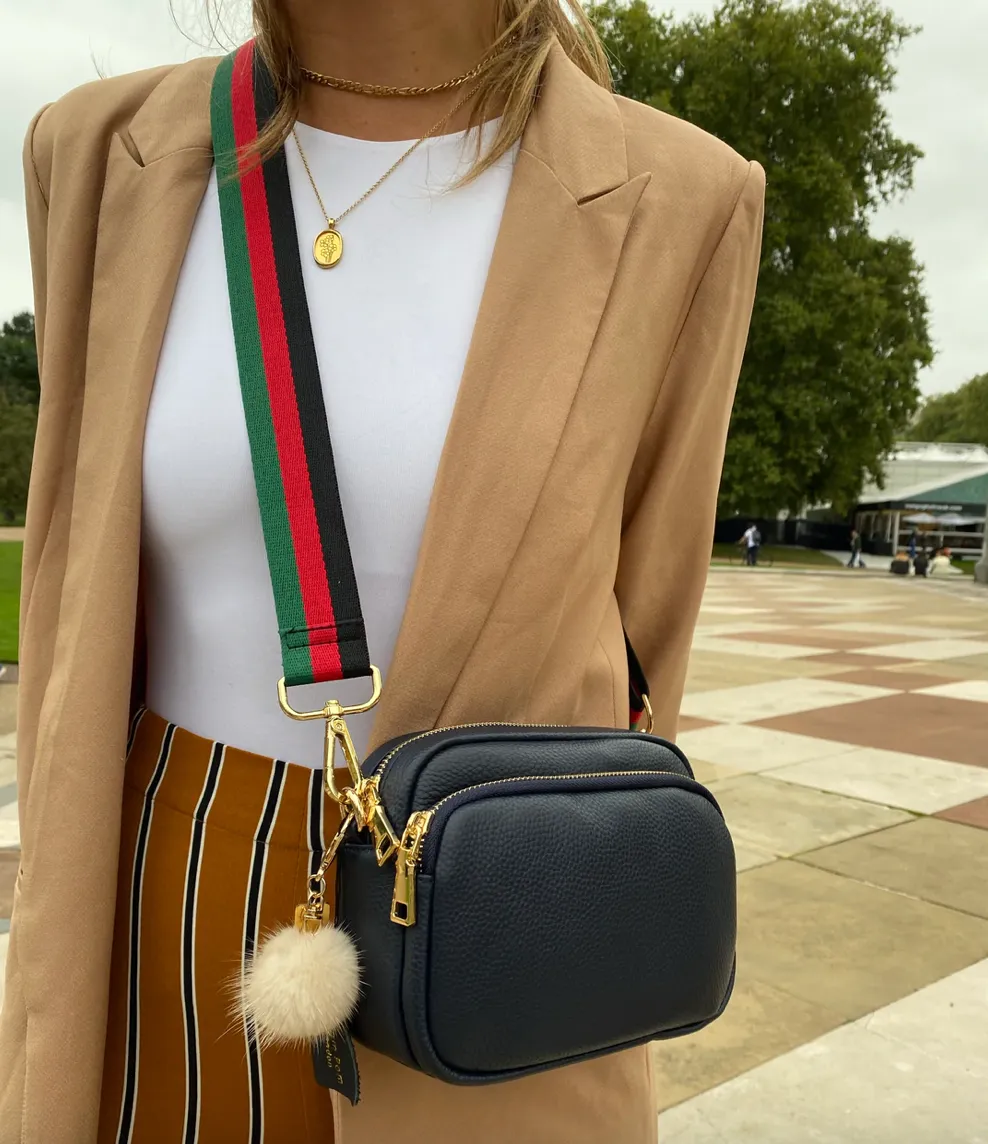 POM POM CROSSBODY BAG STRAPS