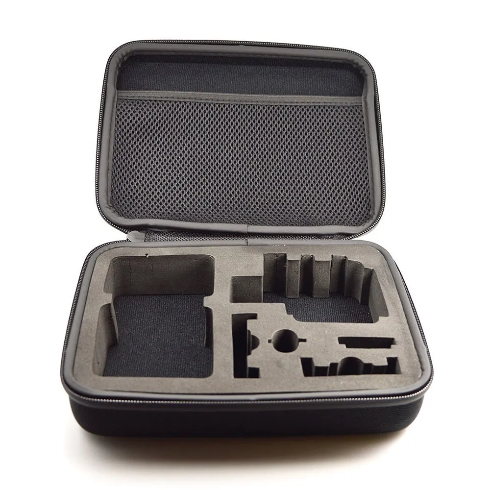 Portable Action Camera Large Bag Case Black
