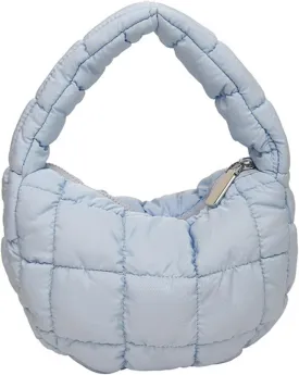 Puffer Bag Women Mini Quilted Cute Bubble Handbag Crescent Wrist Satchel Y2k Purse