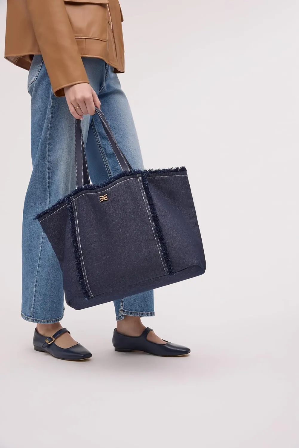 Sam Edelman Irina Denim Reversable Tote