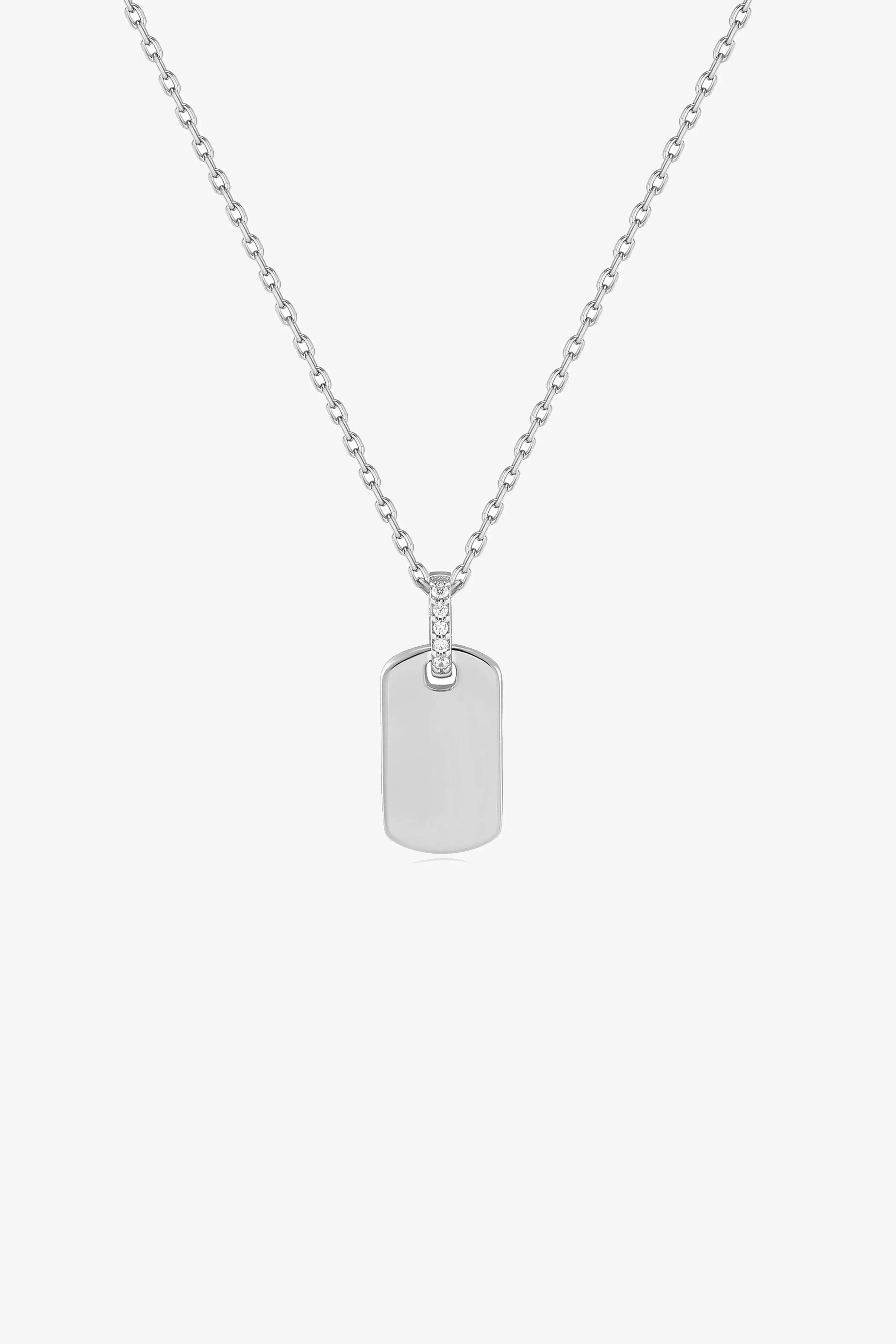 Silver Tag EOL Necklace