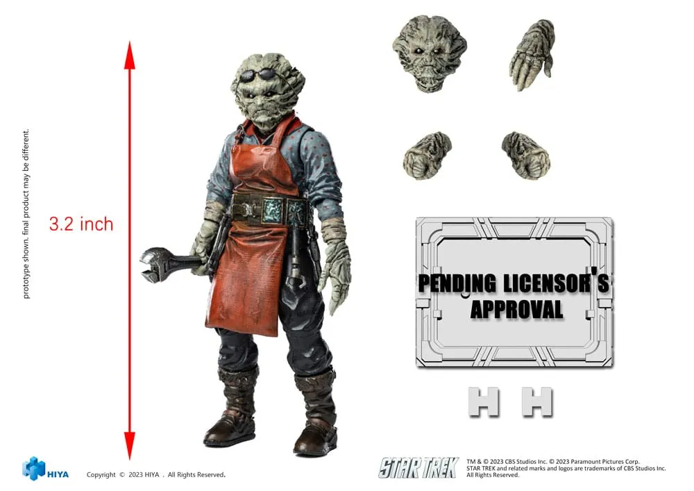 Star Trek Exquisite Mini Action Figure 1/18 Star Trek 2009 Keenser 8 Cm