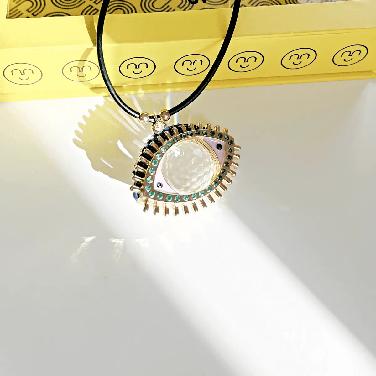 Sun Catching Eye Necklace