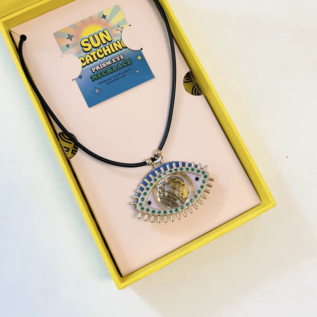 Sun Catching Eye Necklace