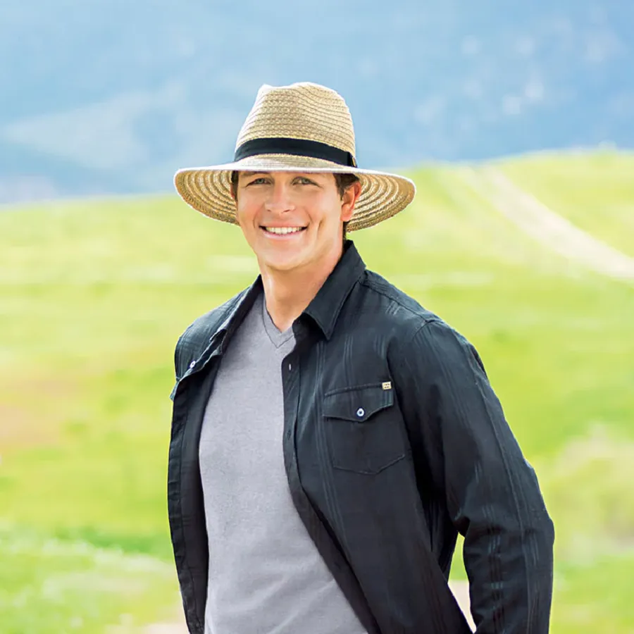 Wallaroo Hats Palmer Mens Sun Hat PAL - Natural