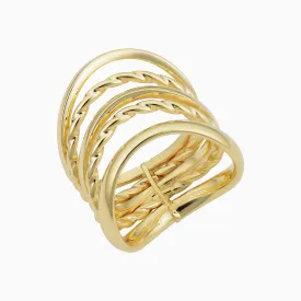 Wavy Stack Ring