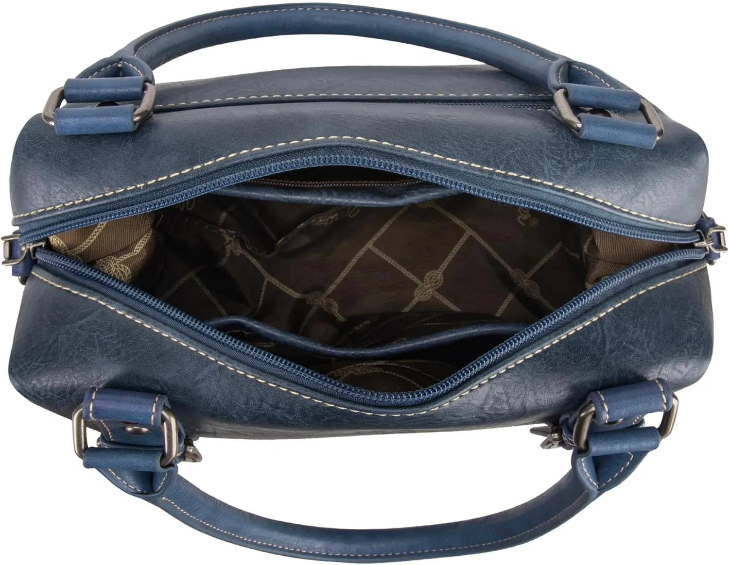 Wrangler 3Pcs Doctor Bag Sets for Women Top-handle Satchel Bag with Cell Phone Handbag and Coin Purse