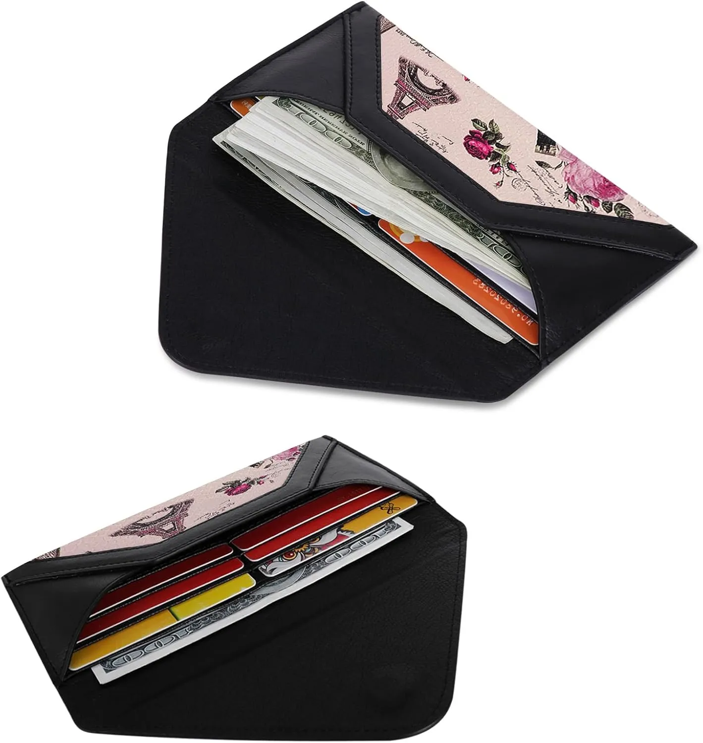 XEYOU Women's Card Wallet Envelope Style Credit Card Holder Cute Cash Wallet for Ladies